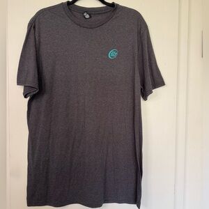 24 Hour Fitness Workout Gym Shirt Mens XL Dark Gray Tee Weightlifting